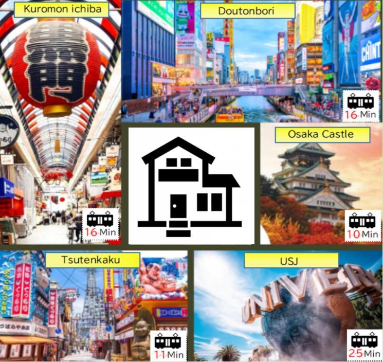 Appartement Jr天王寺駅・寺田町駅から徒歩圏内！ファミリー大歓迎の広々欧風ハイツ！ à Ōsaka Extérieur photo